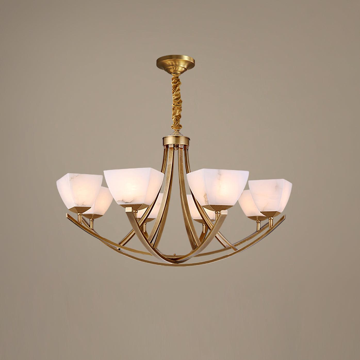 Crown Classic Brass Chandelier