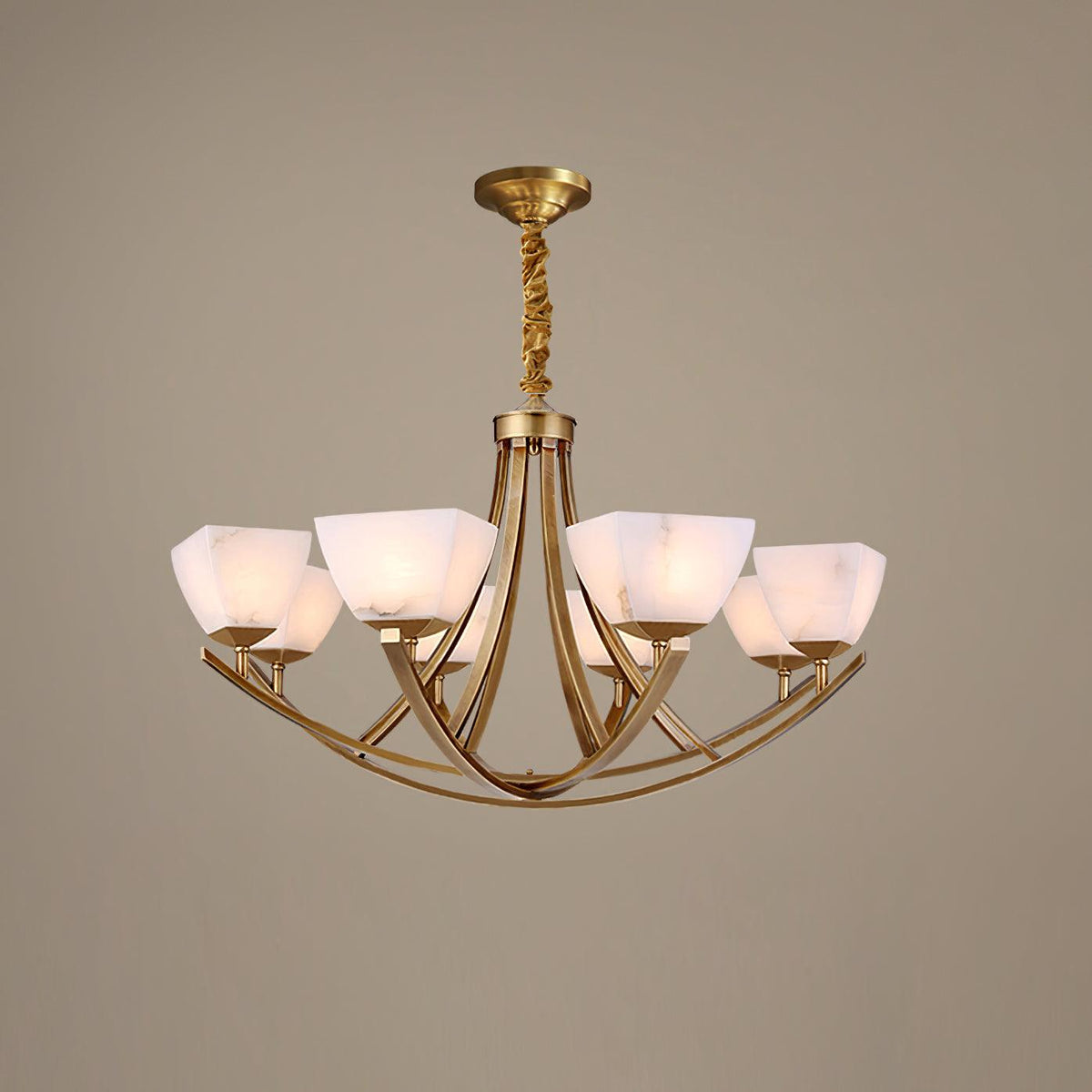 Crown Classic Brass Chandelier