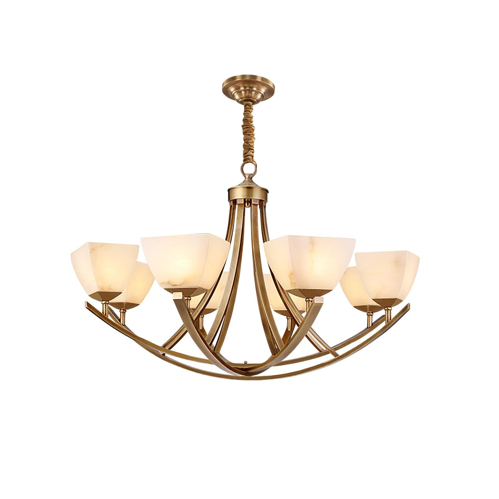 Crown Classic Brass Chandelier