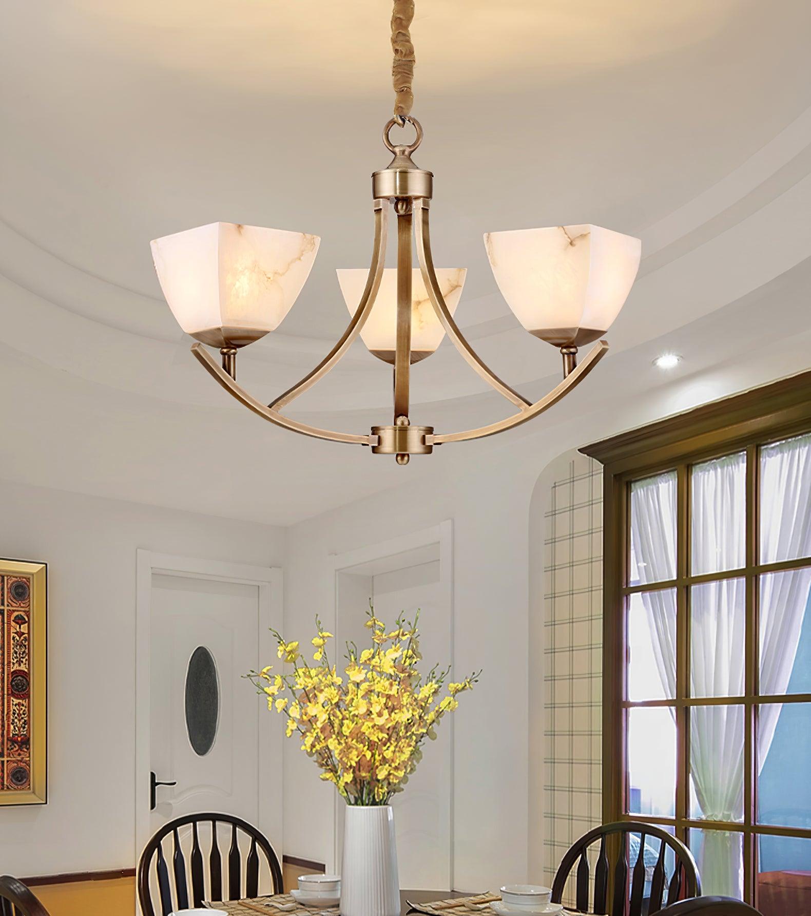Crown Classic Brass Chandelier