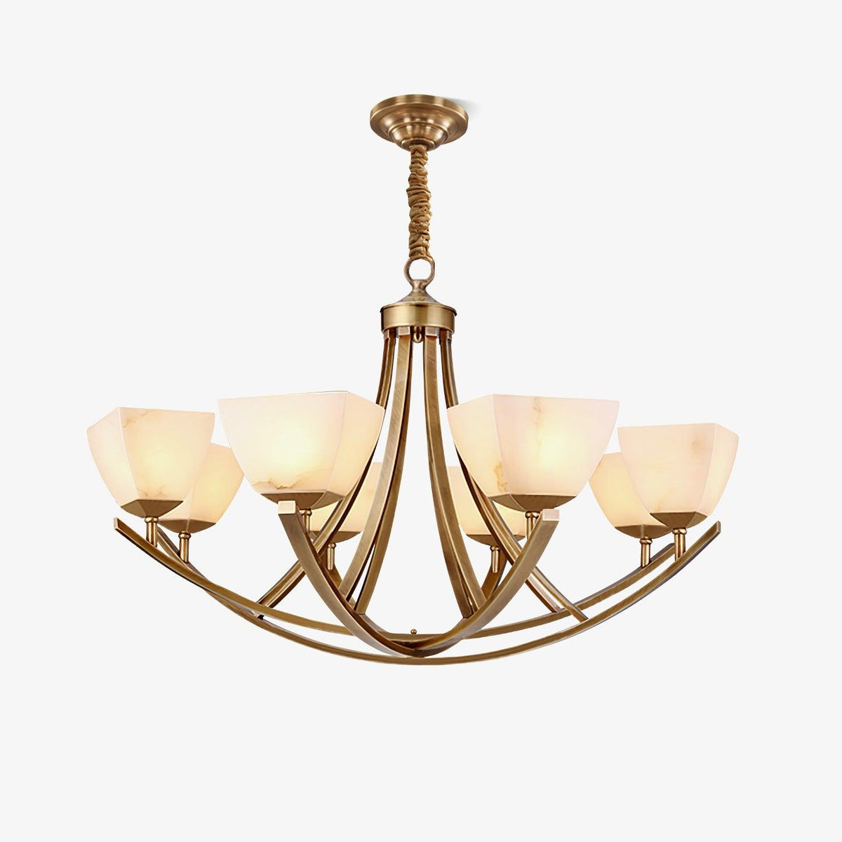 Crown Classic Brass Chandelier