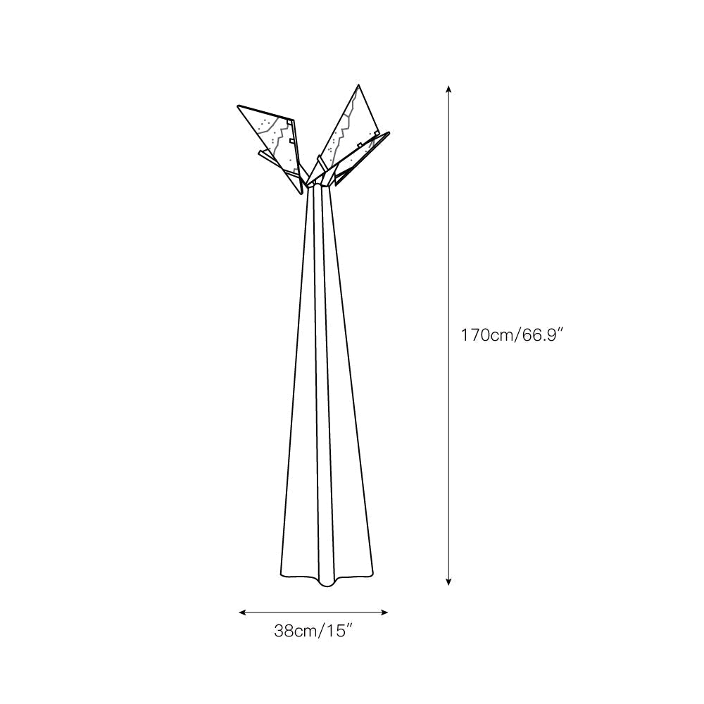 Spire Alabaster Floor Lamp