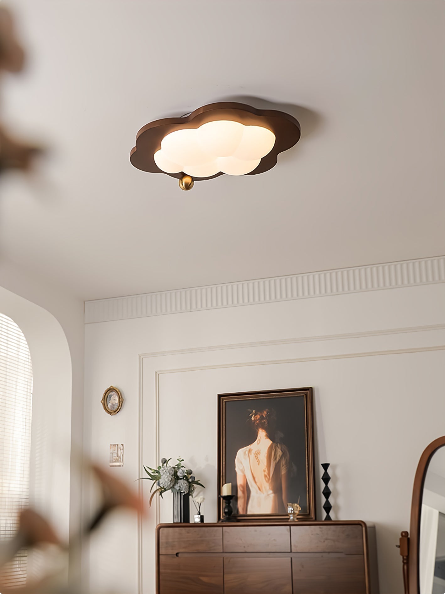 Ivaren Premium Nordic Art Wood Ceiling Light