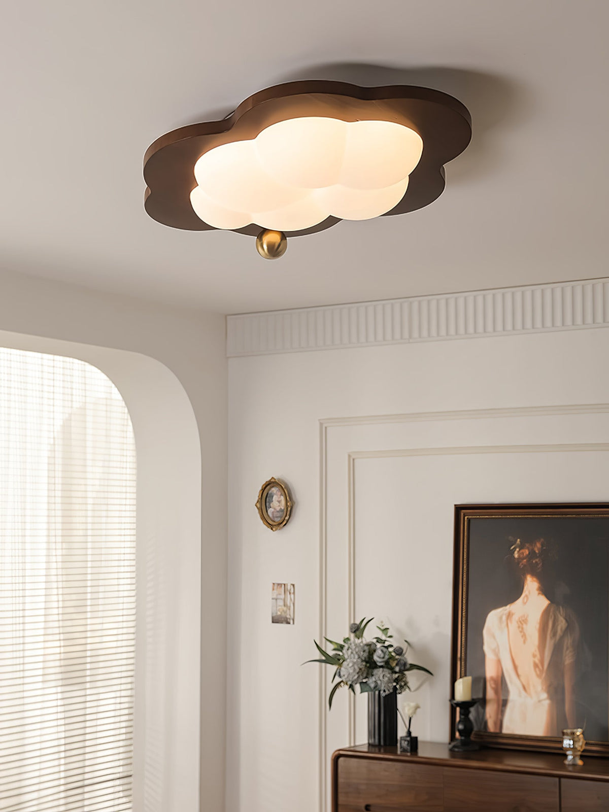 Ivaren Premium Nordic Art Wood Ceiling Light