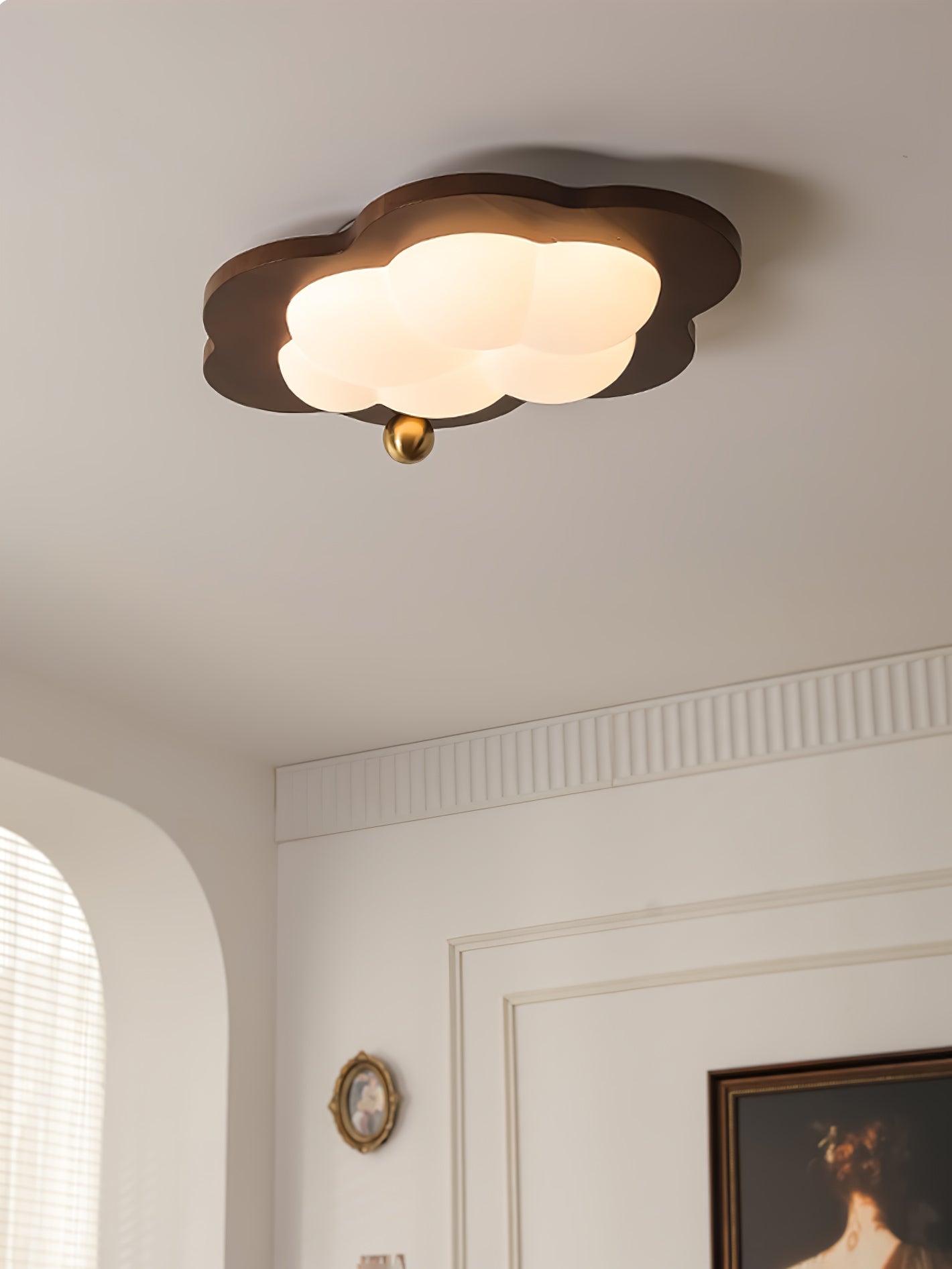 Ivaren Premium Nordic Art Wood Ceiling Light