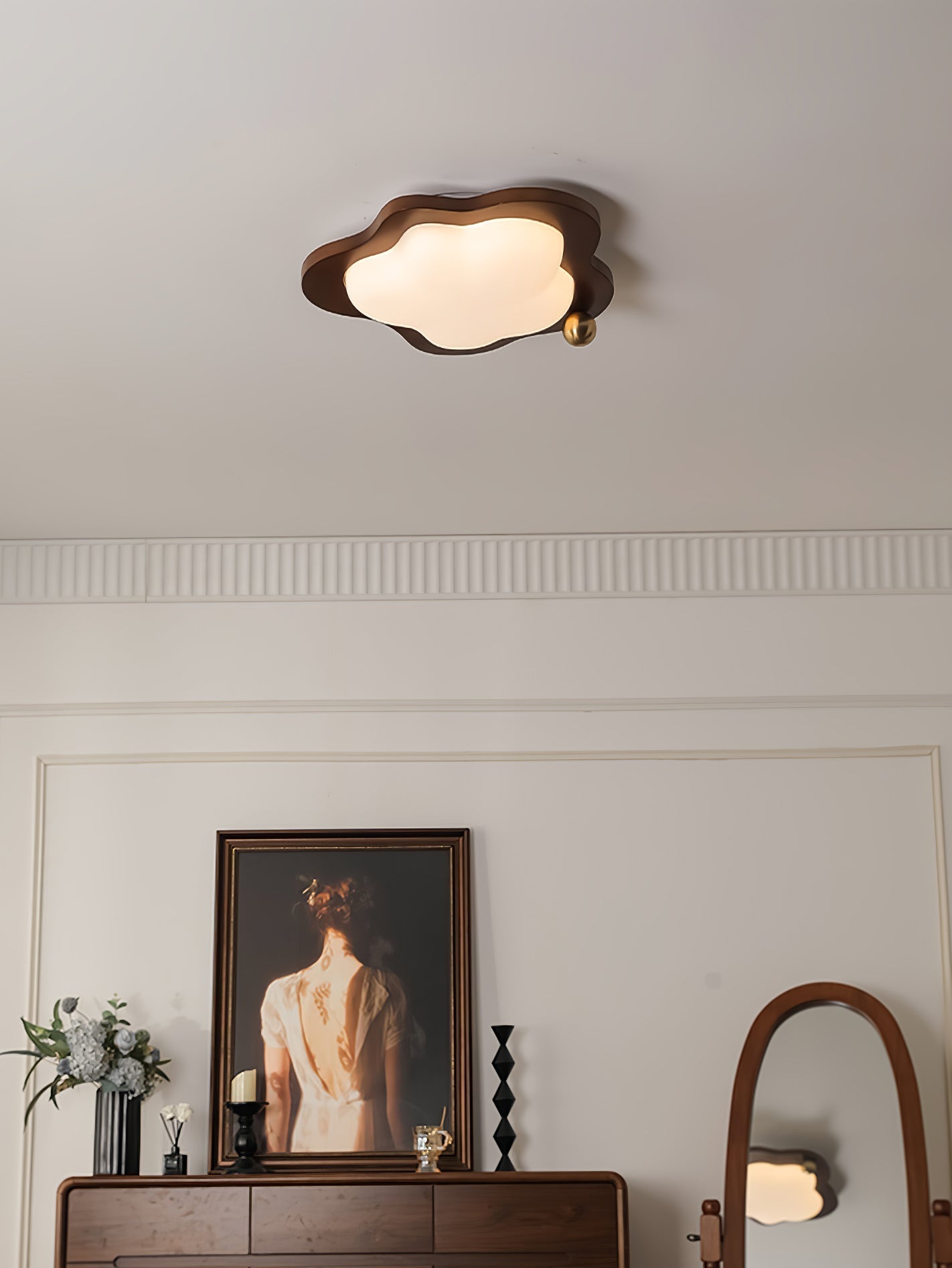 Ivaren Premium Nordic Art Wood Ceiling Light