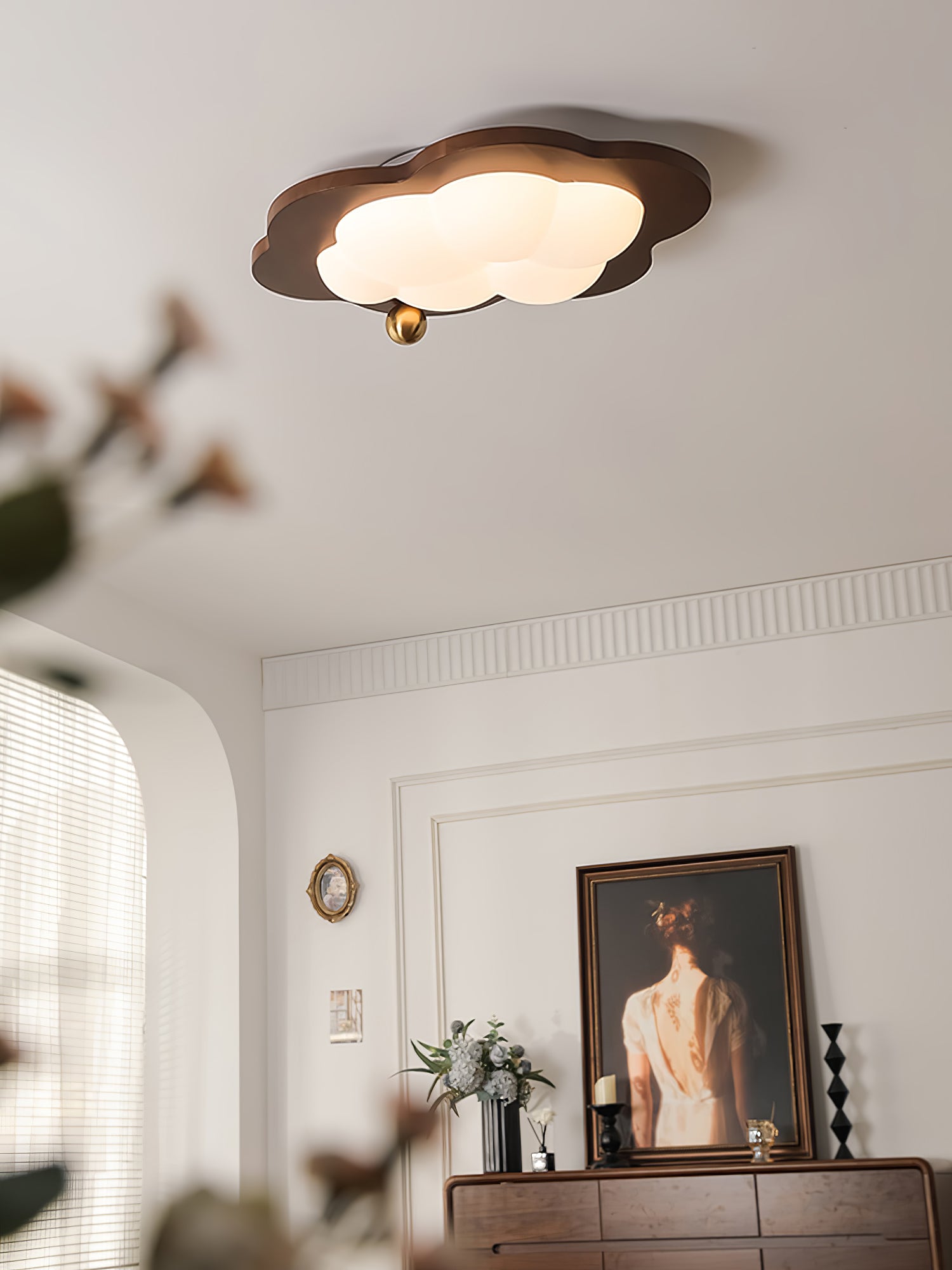 Ivaren Premium Nordic Art Wood Ceiling Light