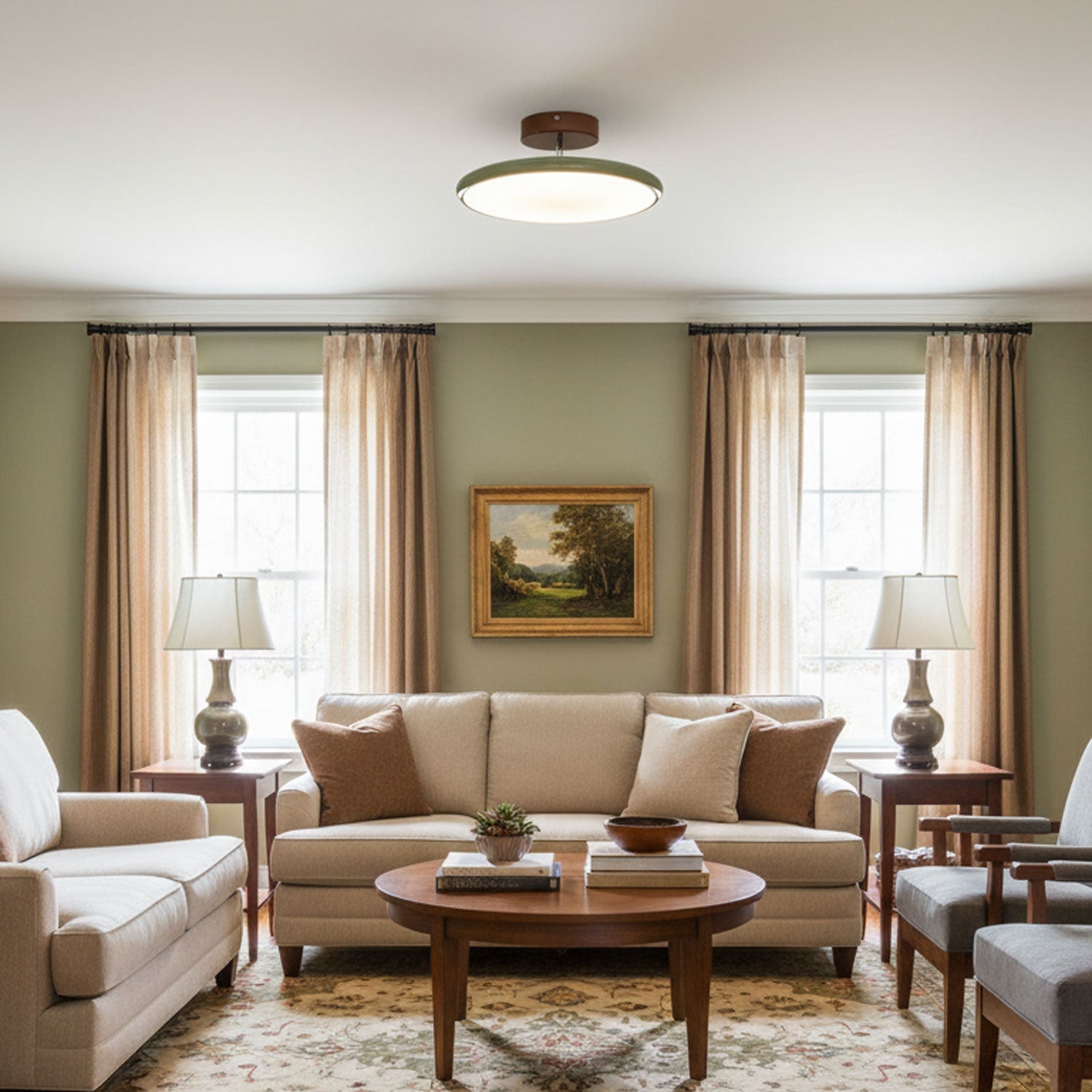 Elmsfield Adjustable Flush Mount Ceiling Light