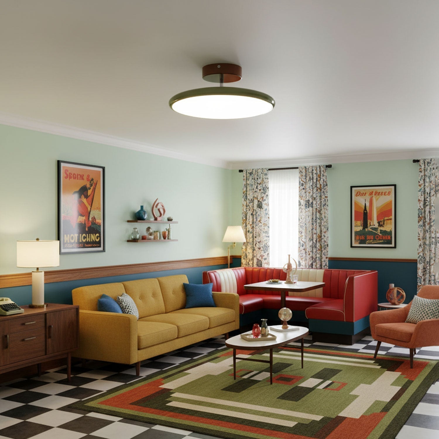Elmsfield Adjustable Flush Mount Ceiling Light