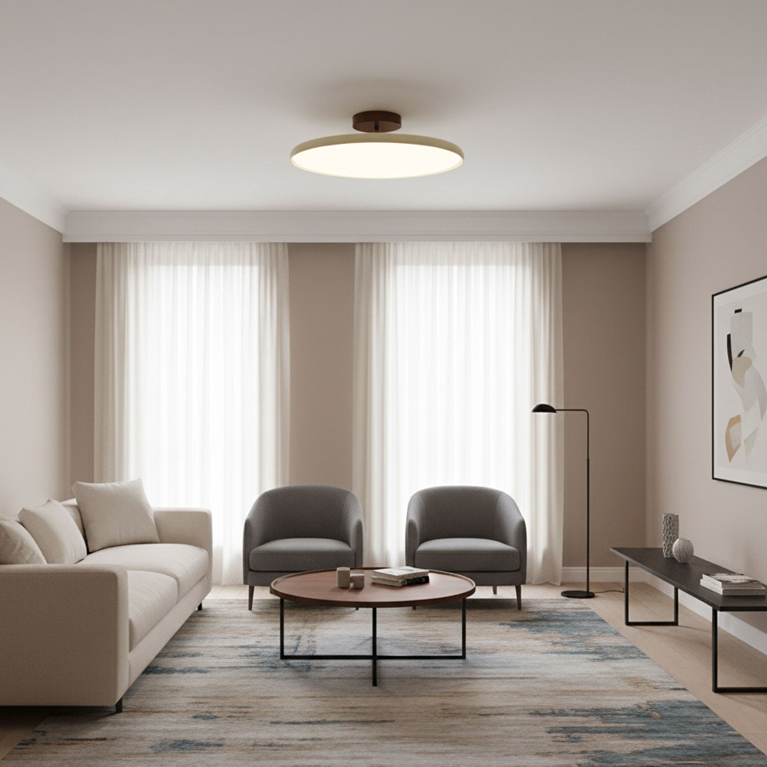 Elmsfield Adjustable Flush Mount Ceiling Light