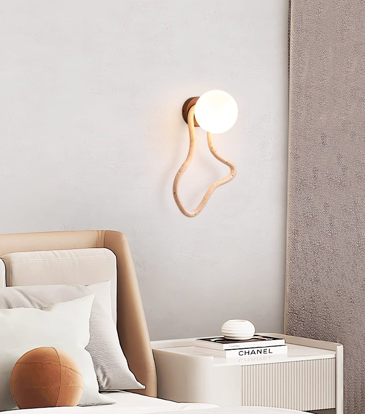 Meldox Travertine Wall Sconce