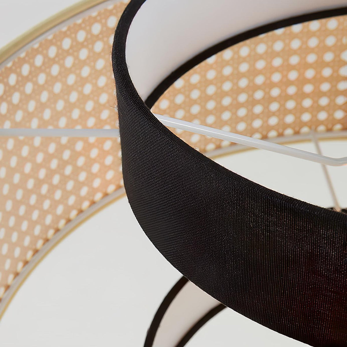 Zerither Rattan Fabric Pendant Light