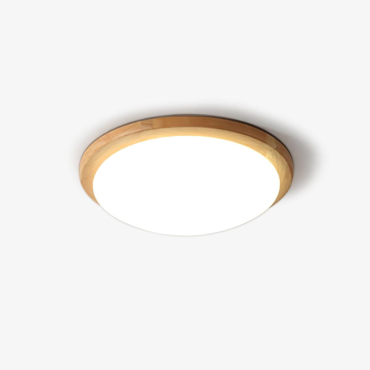 Myshae Modern Minimalist Drum Wood Ceiling Lamp