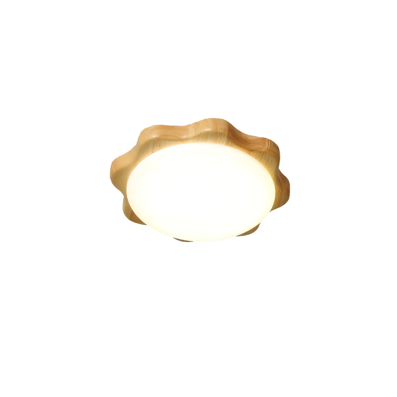 Myshae Modern Minimalist Drum Wood Ceiling Lamp