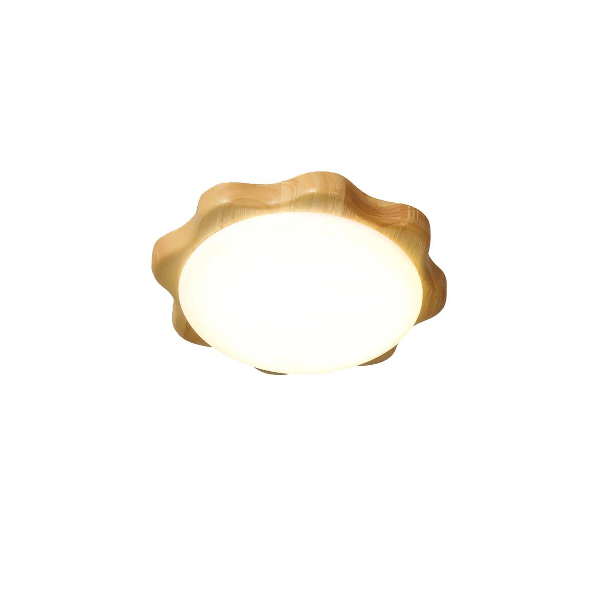 Myshae Modern Minimalist Drum Wood Ceiling Lamp