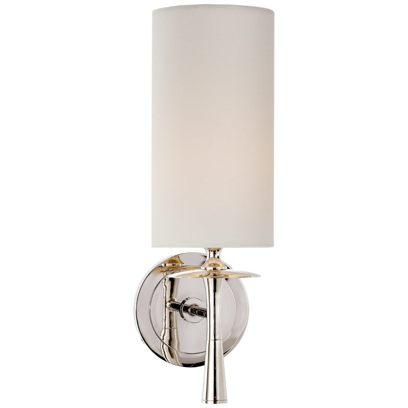 Knight Modern Minimalist Fabric Glass Wall Lamp - Neutral Decor