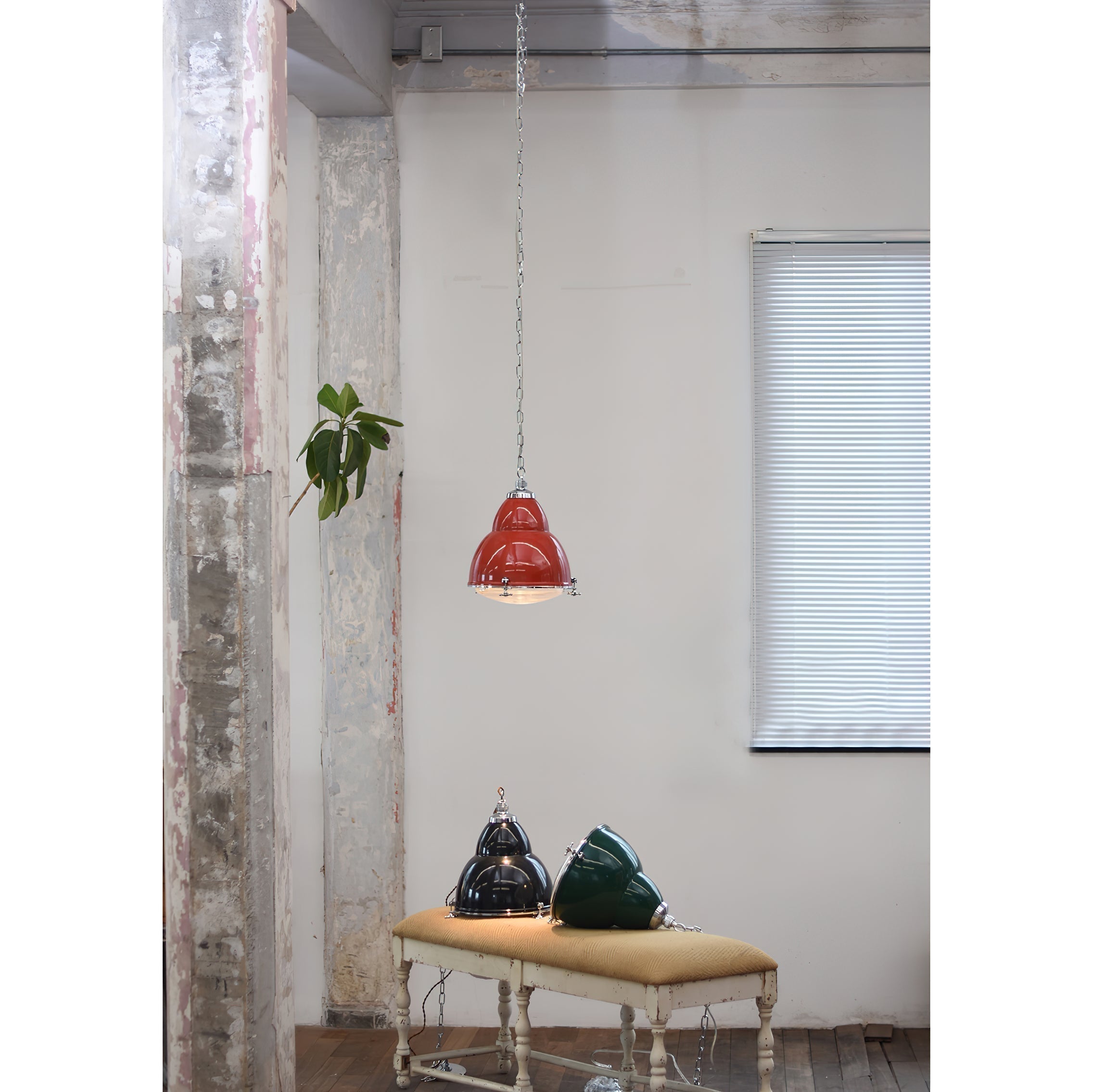 Dunlop Red Pendant Lamp