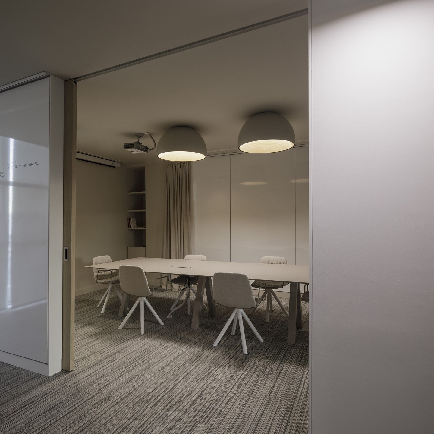 Coda Ceiling Lamp Dome Wood Minimalist
