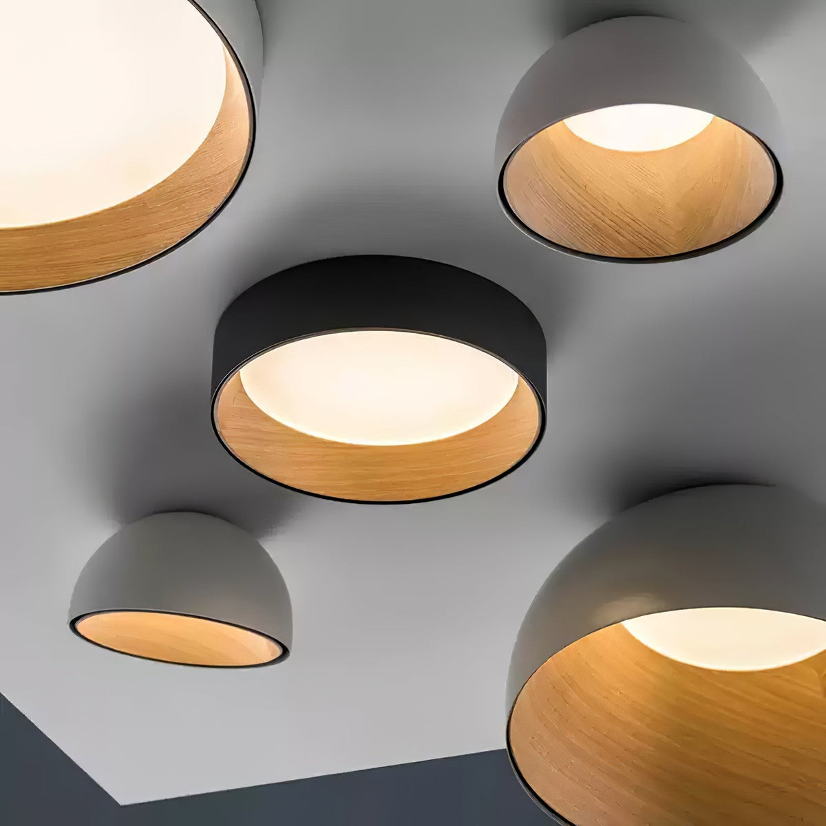 Denvir Modern Minimalist Round Ceiling Lamp