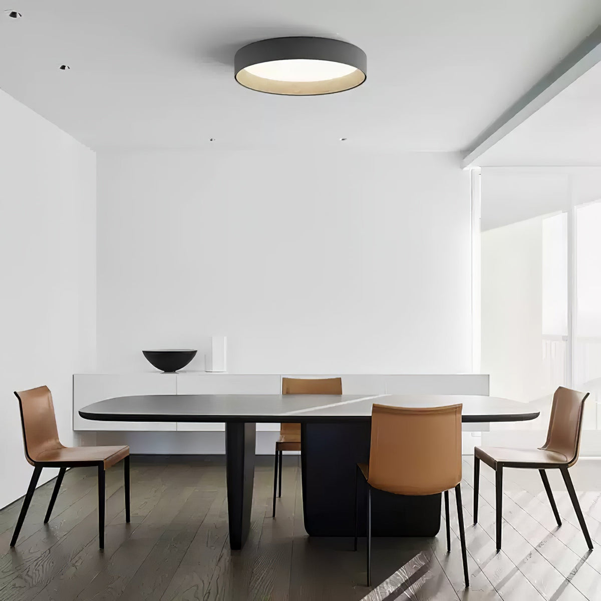 Denvir Modern Minimalist Round Ceiling Lamp