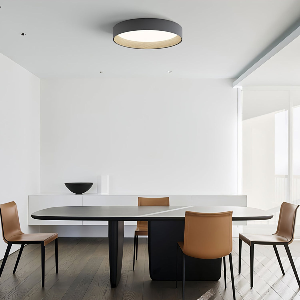 Denvir Modern Minimalist Round Ceiling Lamp