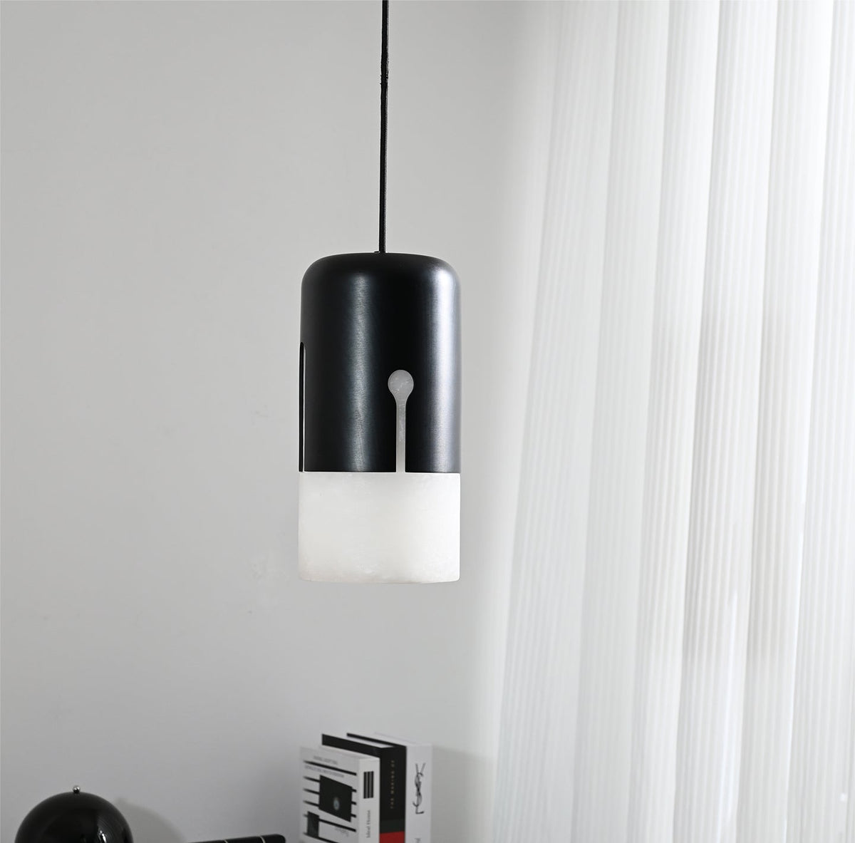 Silas Alabaster Duotone Capsule Pendant Lamp