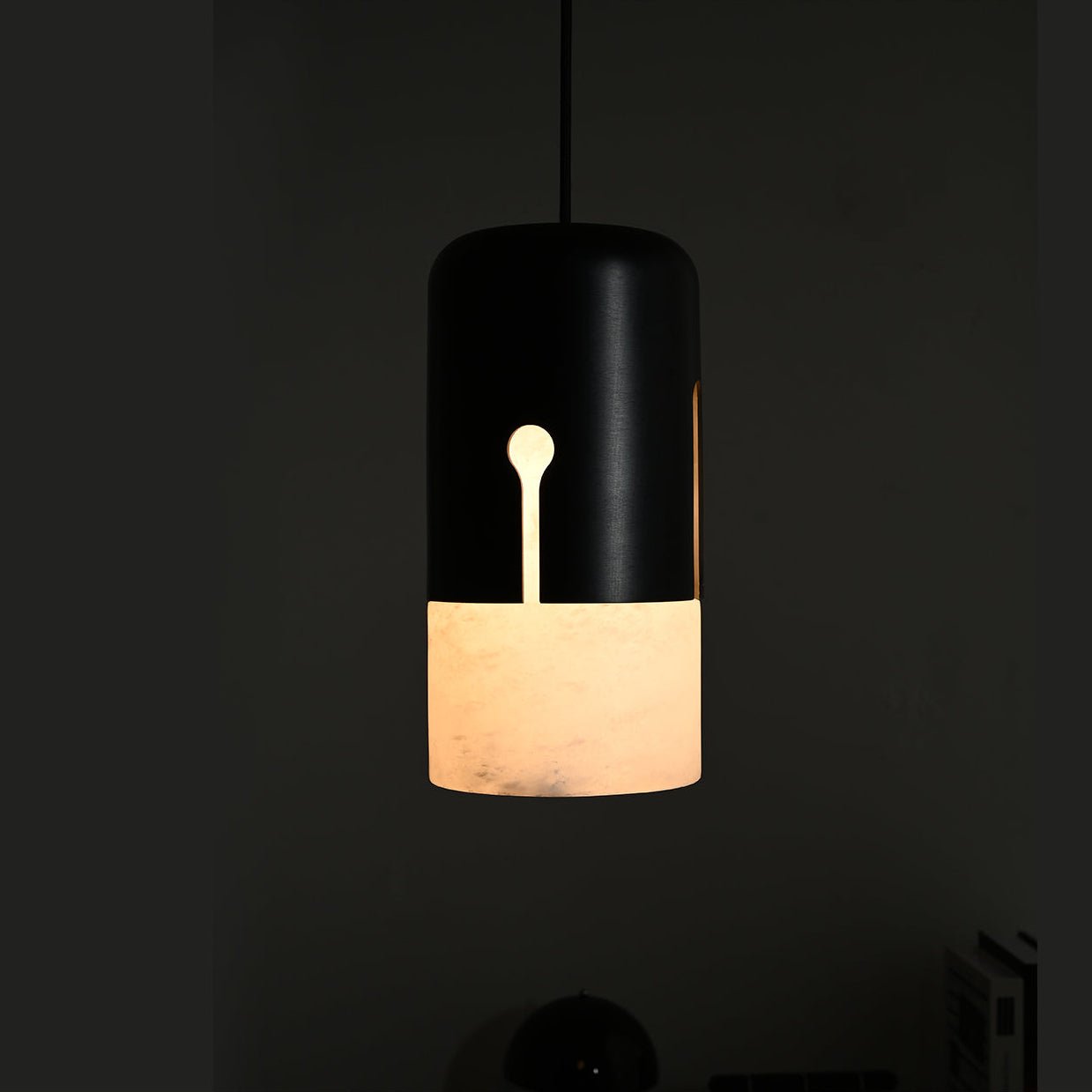 Silas Alabaster Duotone Capsule Pendant Lamp