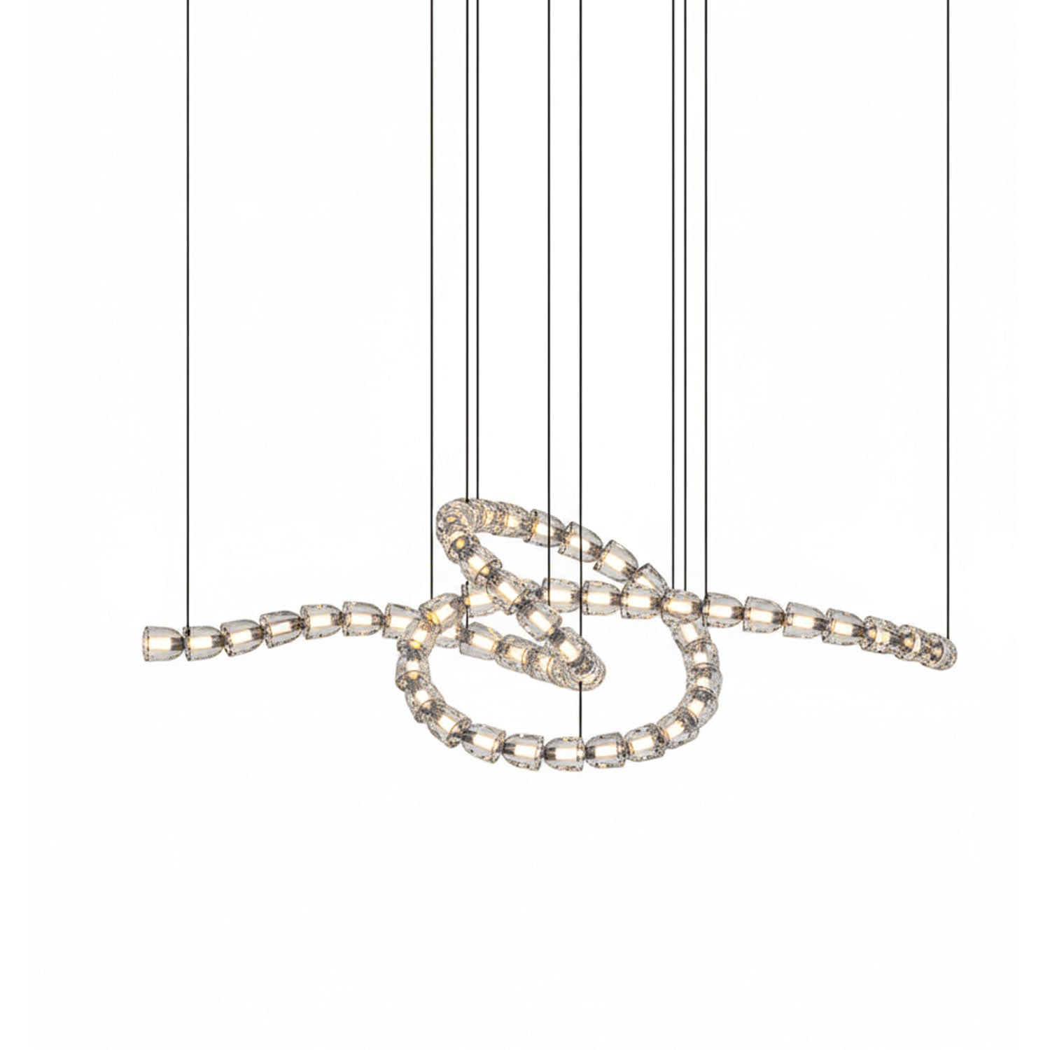 Nexus Gold  Crystal Chandelier