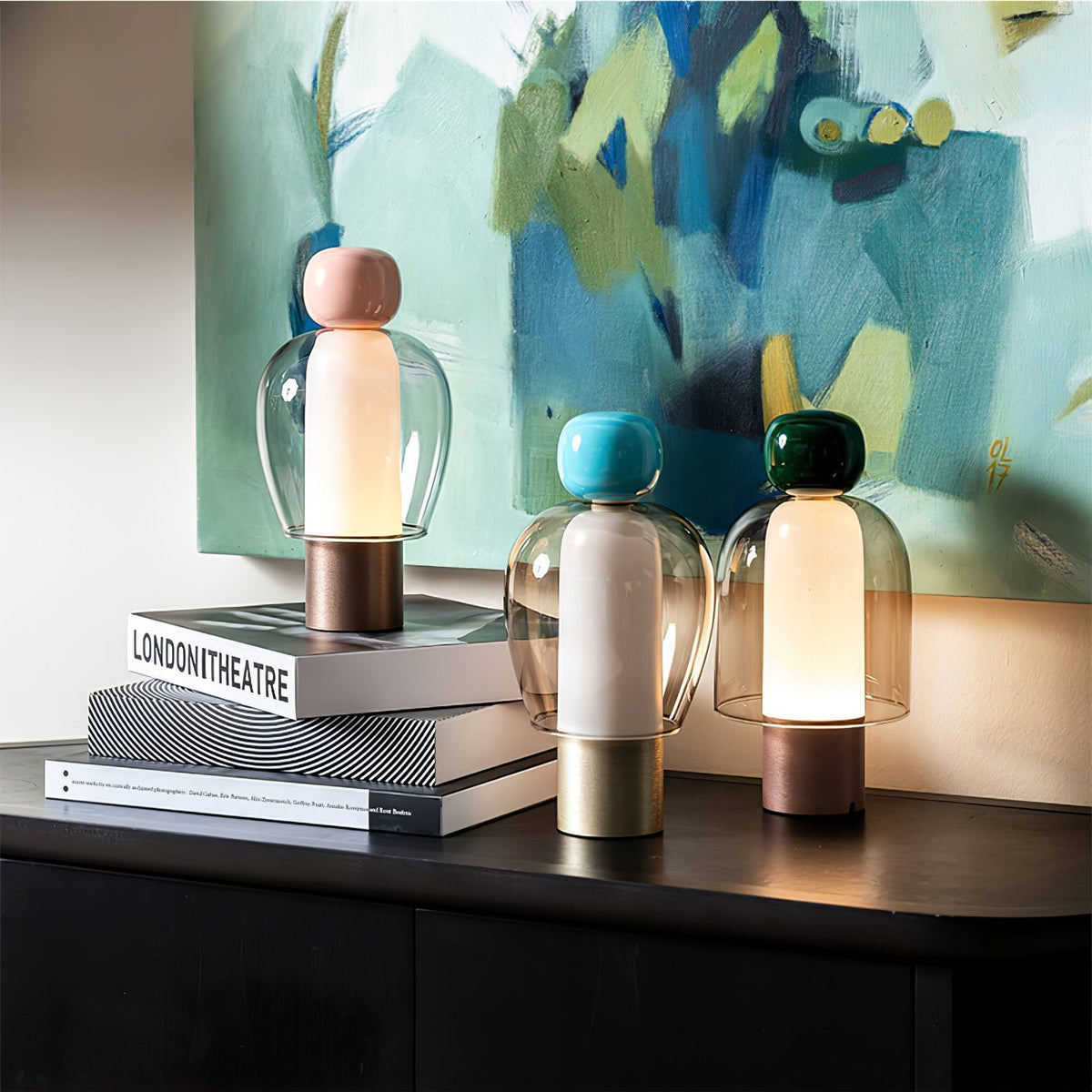 Nara Glass Artistic Table Lamp