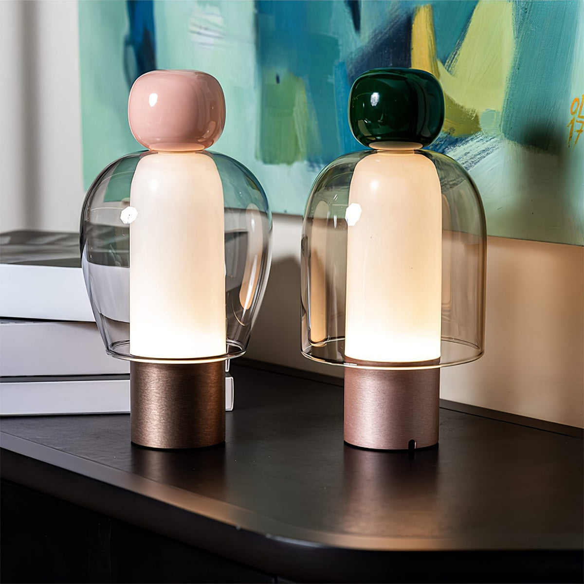 Nara Glass Artistic Table Lamp