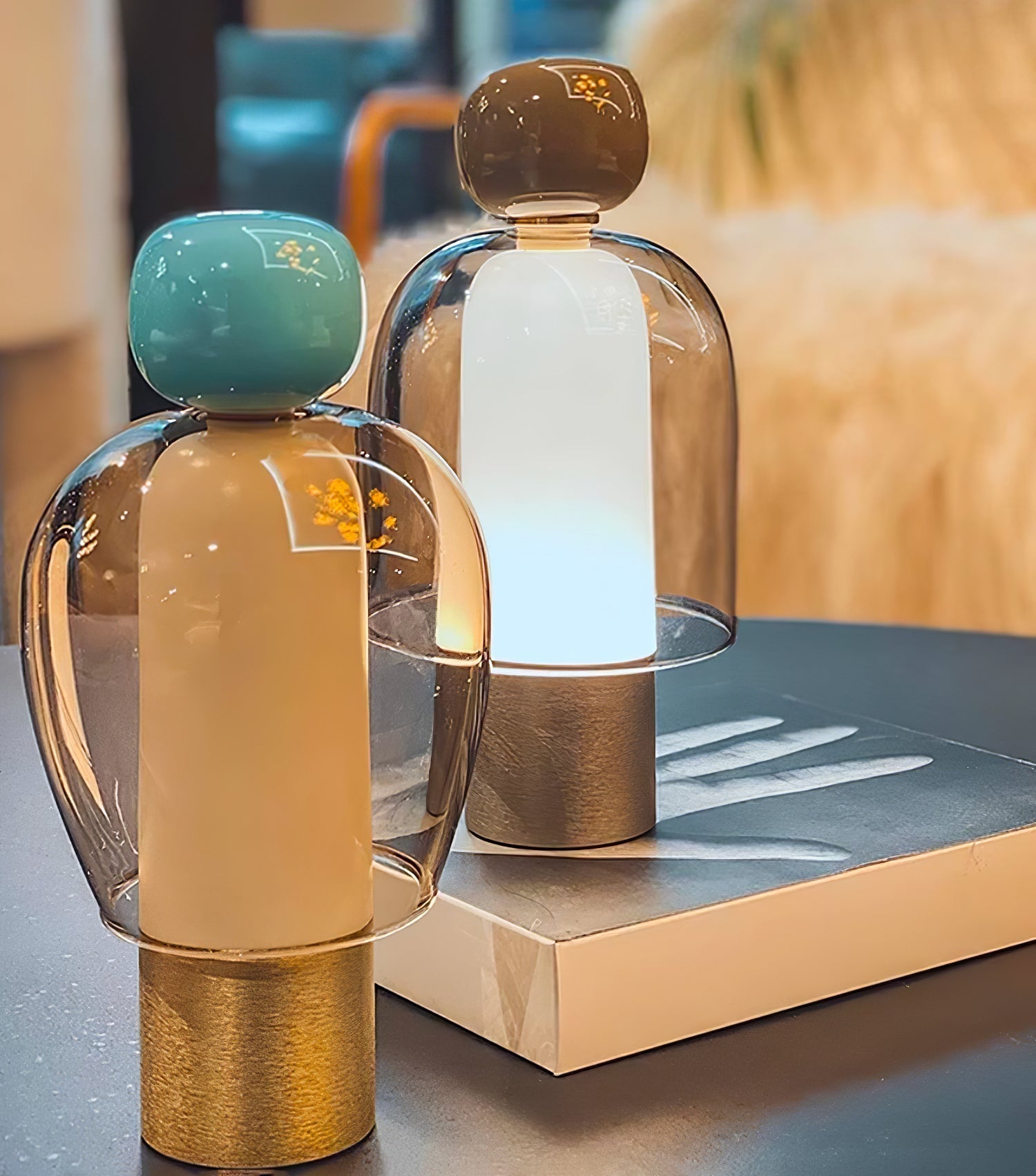 Nara Glass Artistic Table Lamp