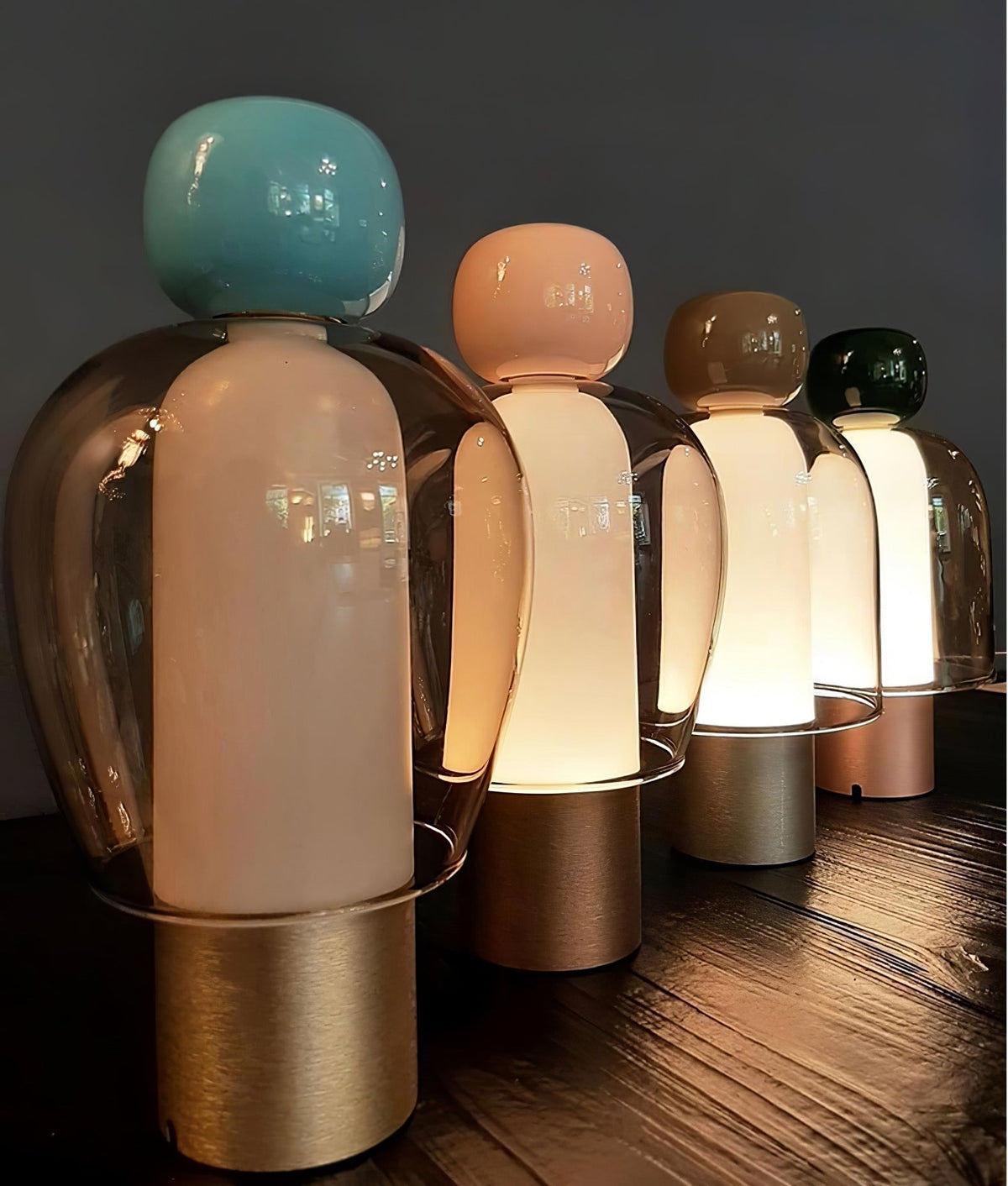 Nara Glass Artistic Table Lamp