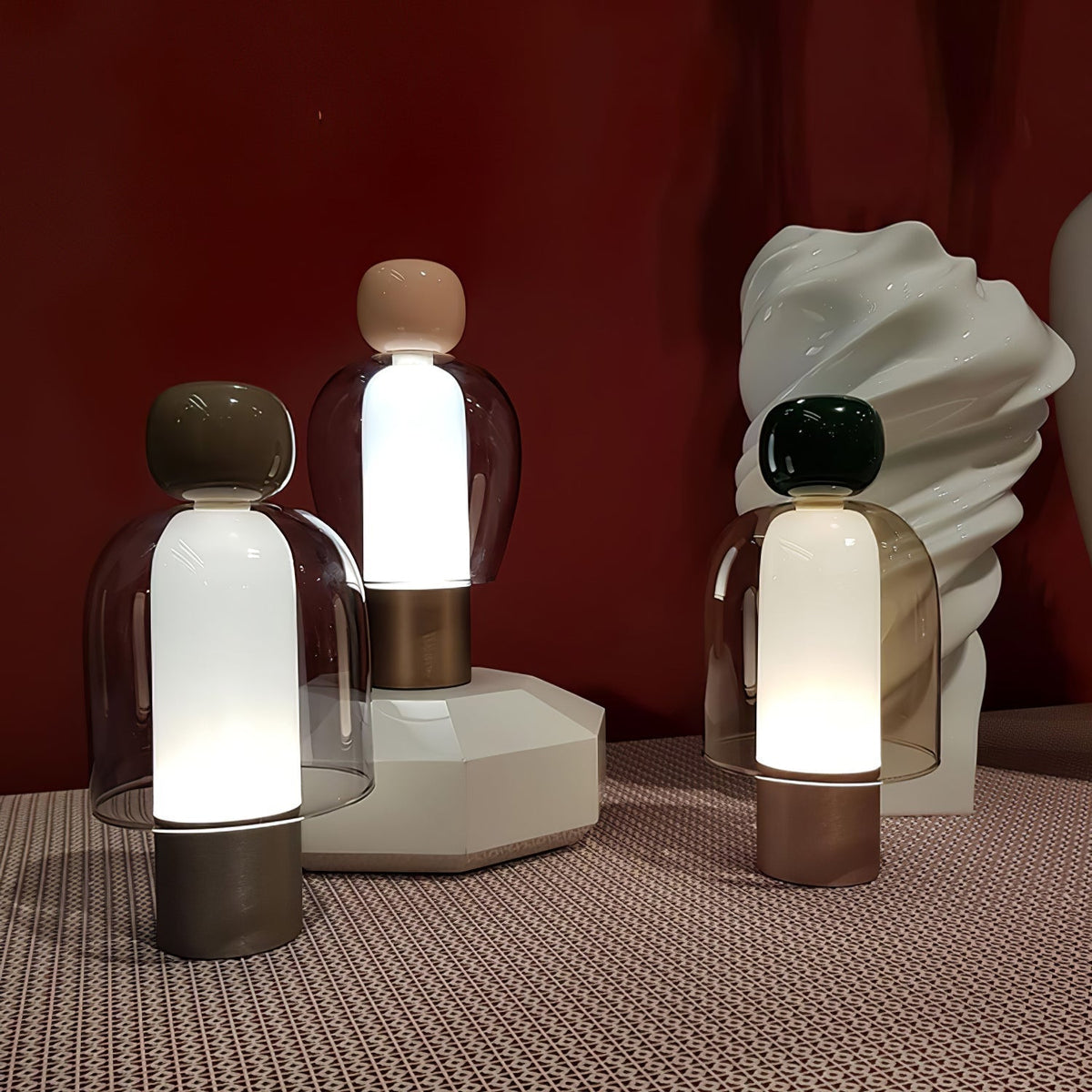 Nara Glass Artistic Table Lamp