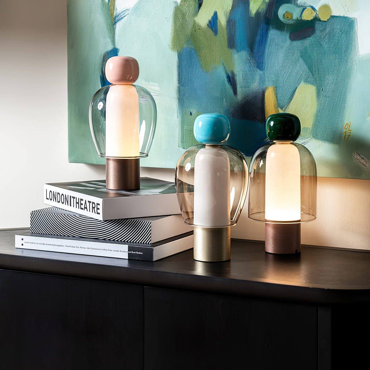 Nara Glass Artistic Table Lamp