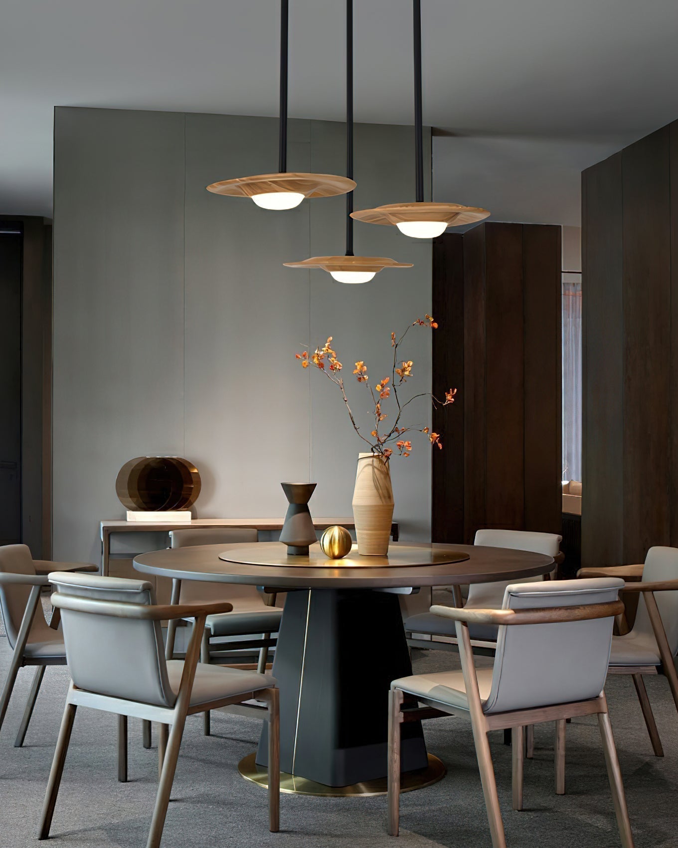 Cesilis Wood Pendant Light