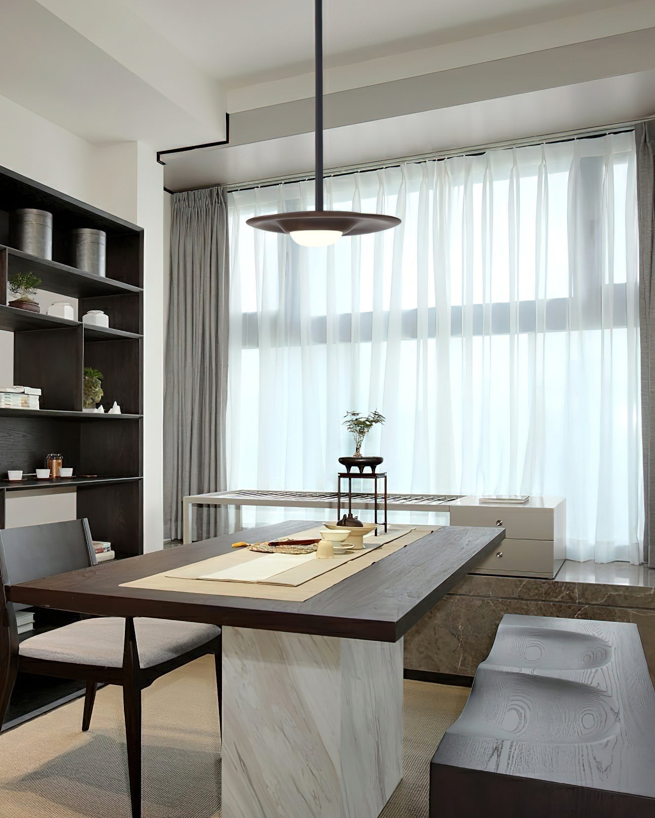 Cesilis Wood Pendant Light