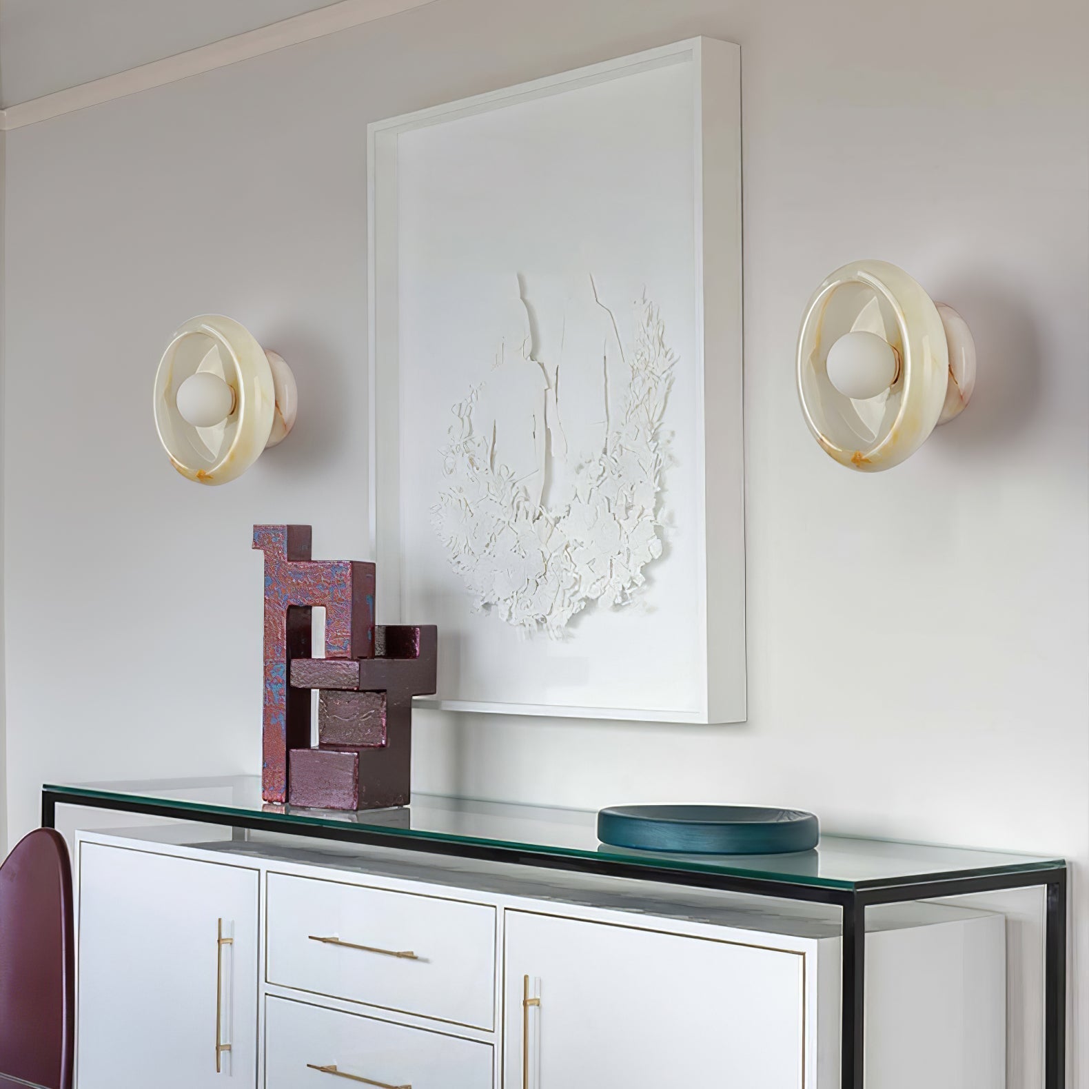 Molt Nordic Art Jade Marble Sconce Wall lamp