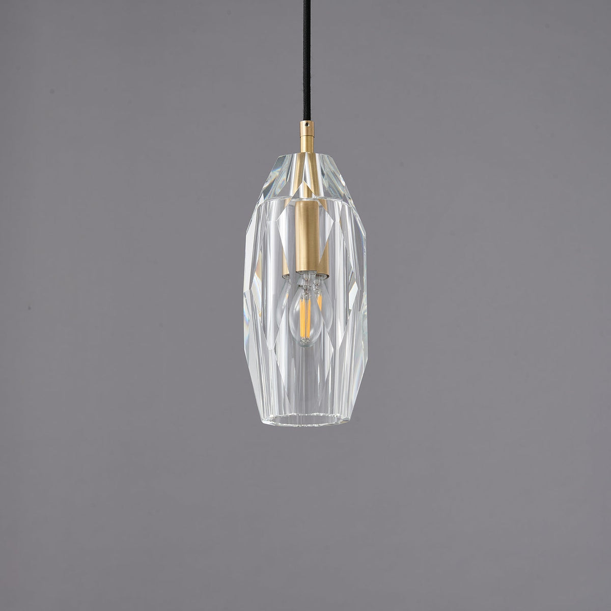 Luxinira Pendant Lamp Clear Shade Crystal