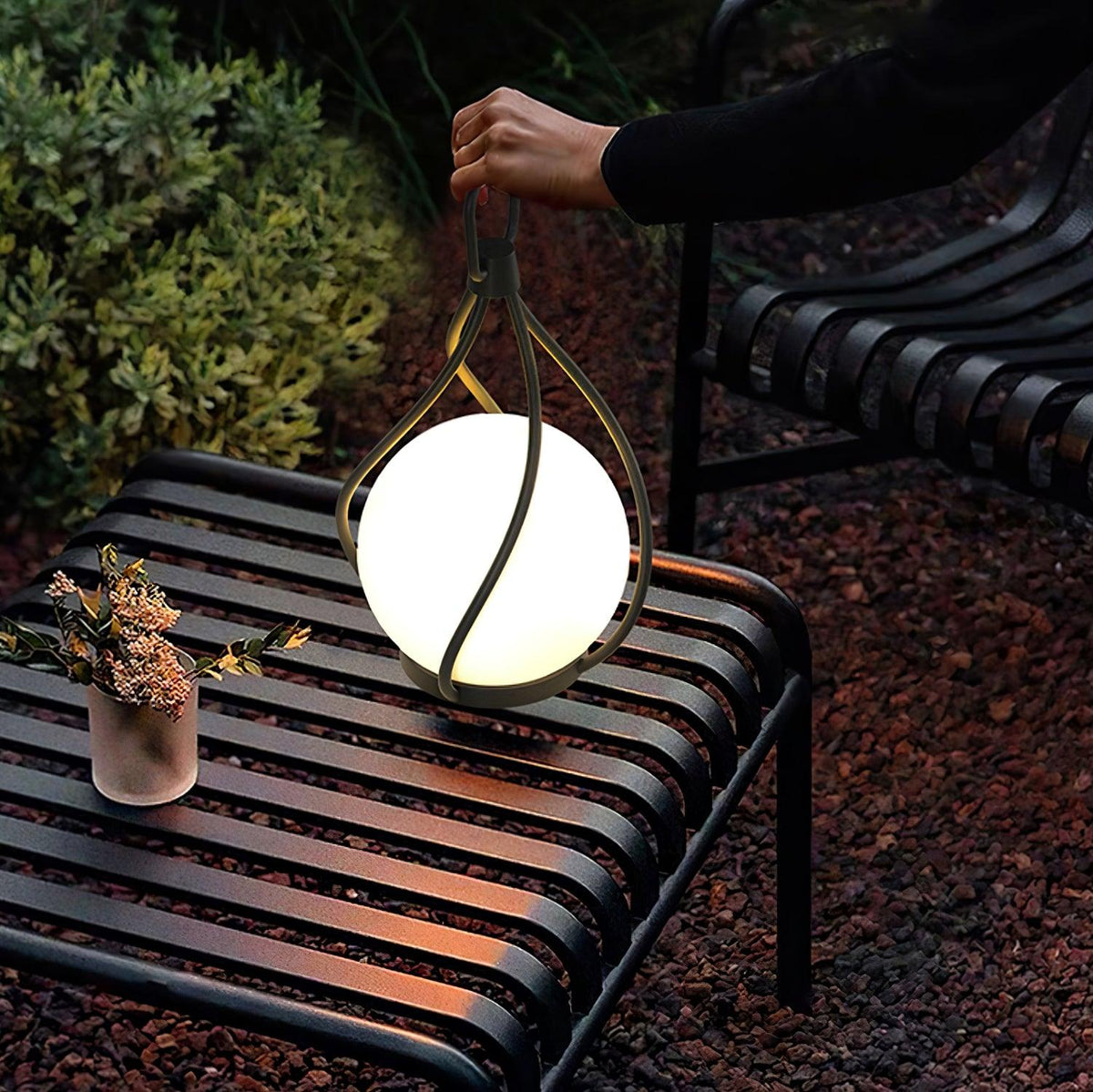 Emma Minimalist Glass Table Lamp