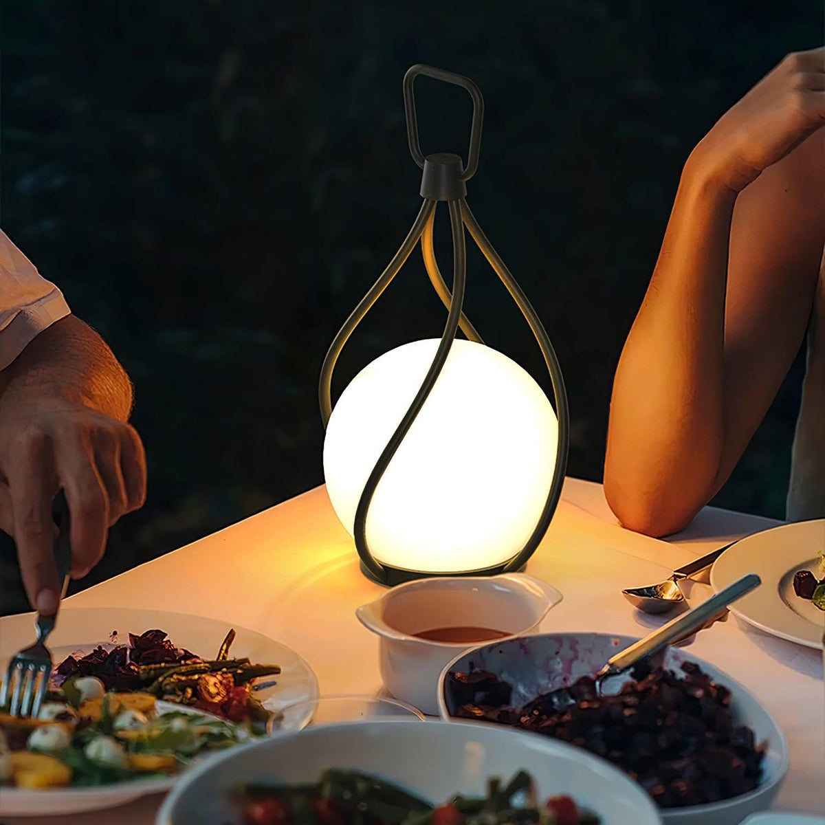 Emma Minimalist Glass Table Lamp