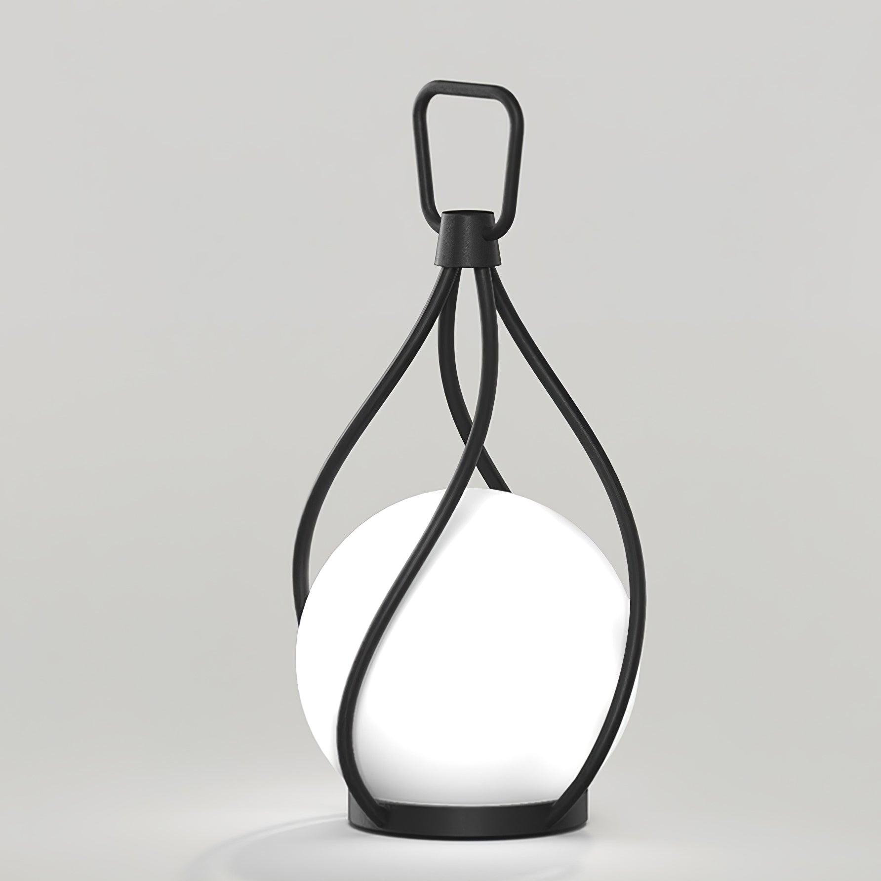 Emma Minimalist Glass Table Lamp