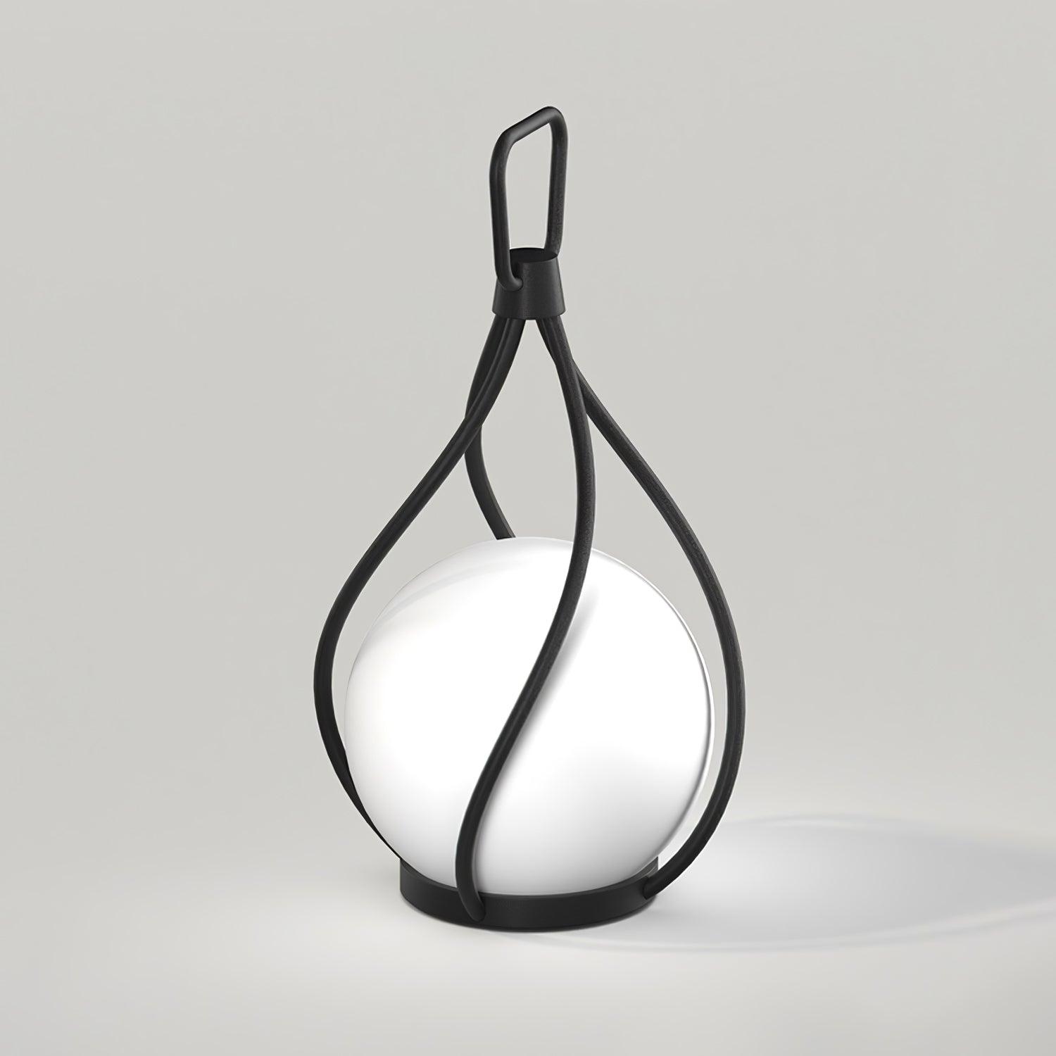 Emma Minimalist Glass Table Lamp