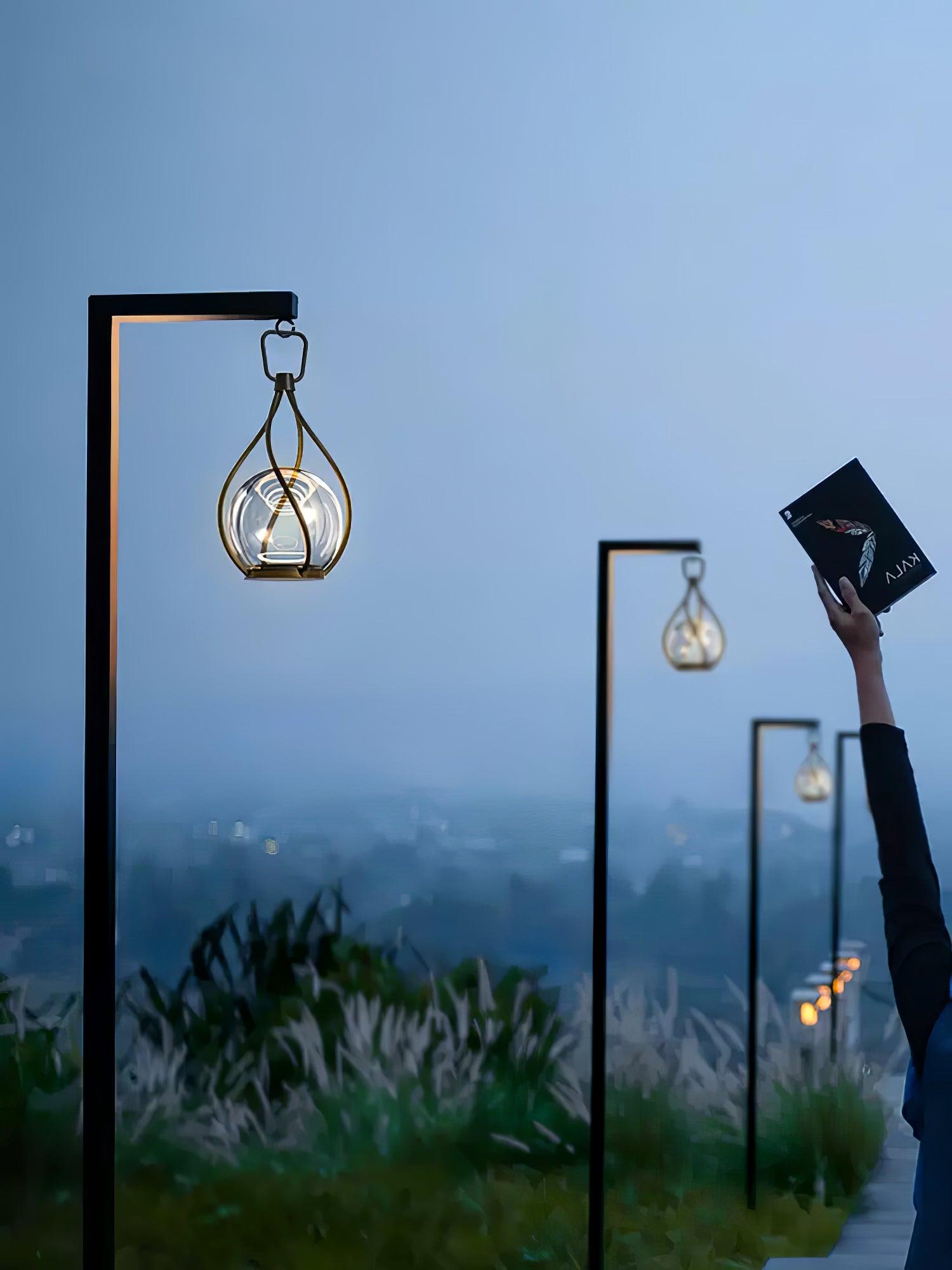 Emma Minimalist Glass Table Lamp