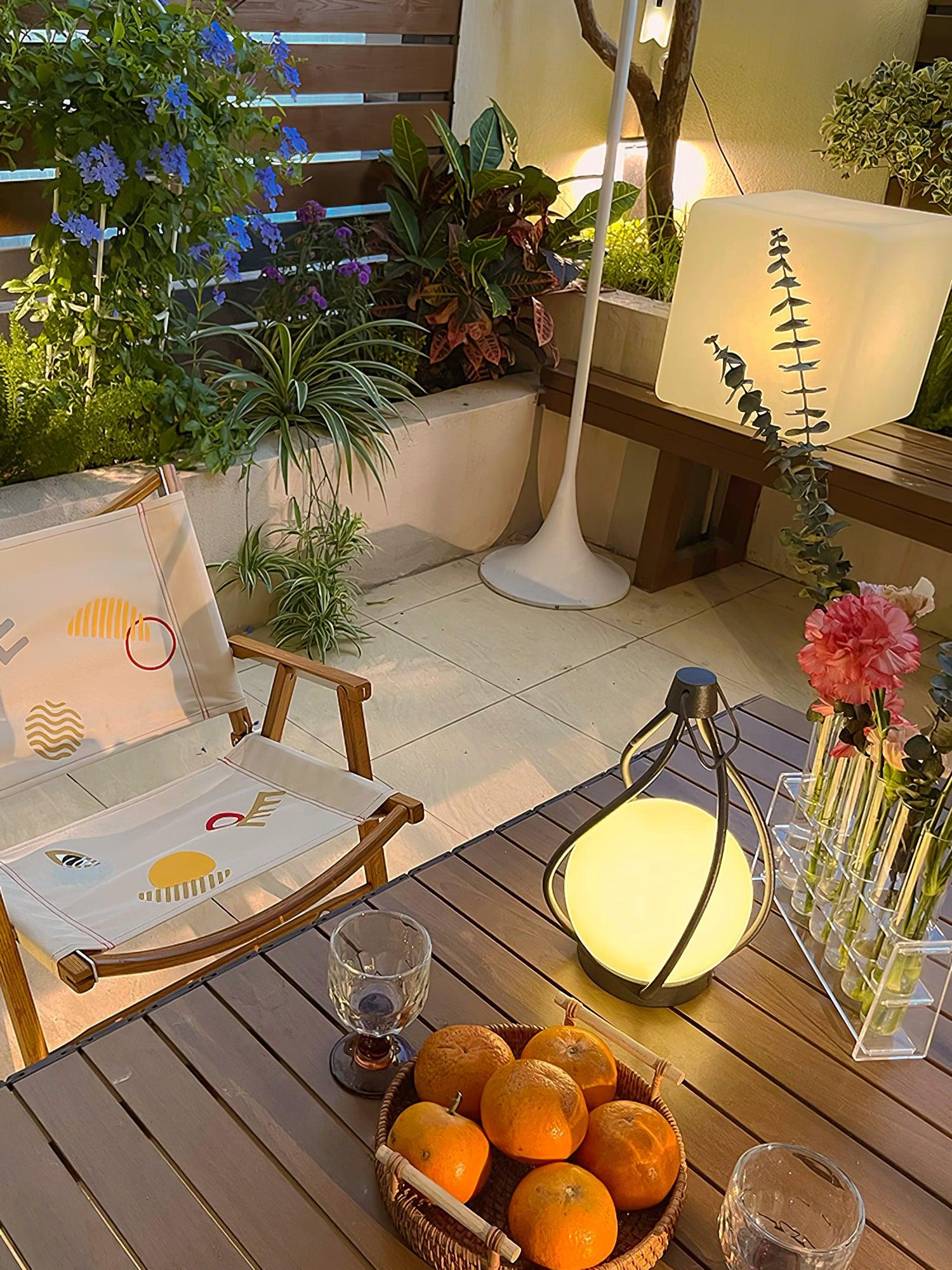Emma Minimalist Glass Table Lamp