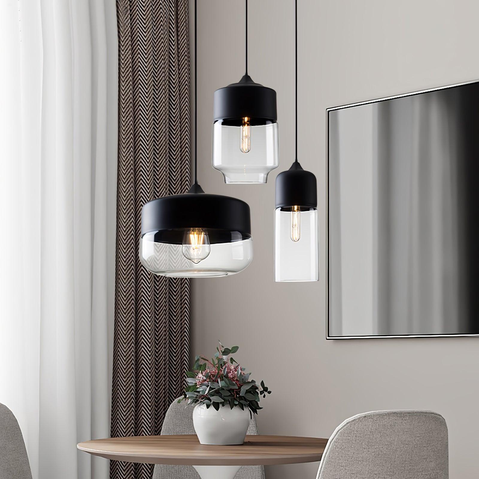 Eirinelle Industrial Glass Pendant Lamp