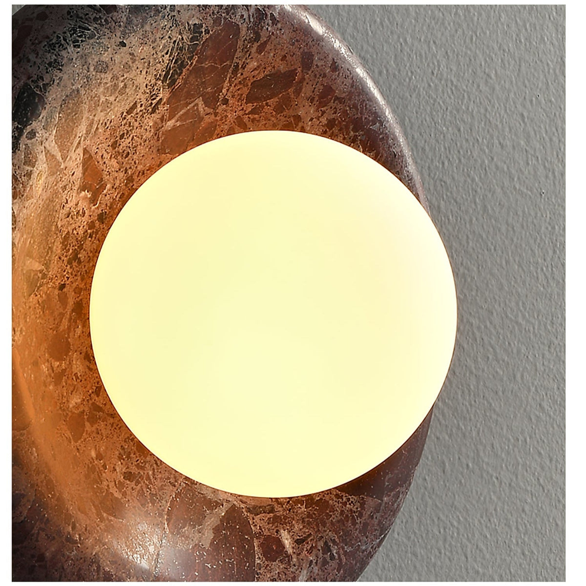 Amber Vintage Marble Wall Light