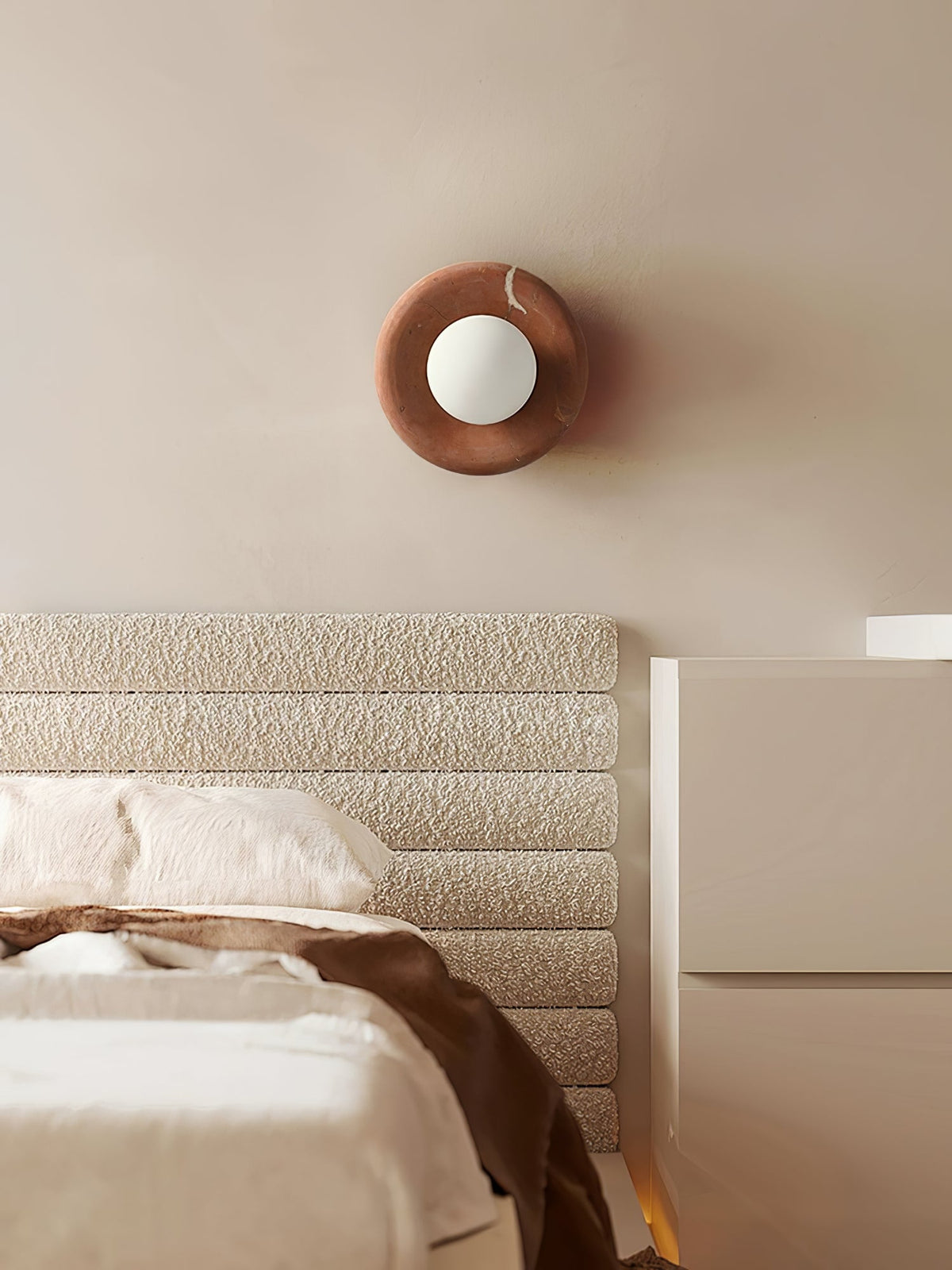 Amber Vintage Marble Wall Light