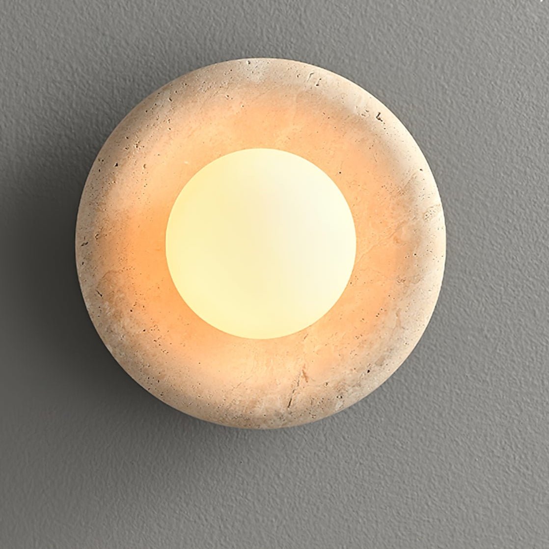 Amber Vintage Marble Wall Light