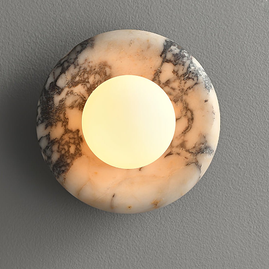 Amber Vintage Marble Wall Light