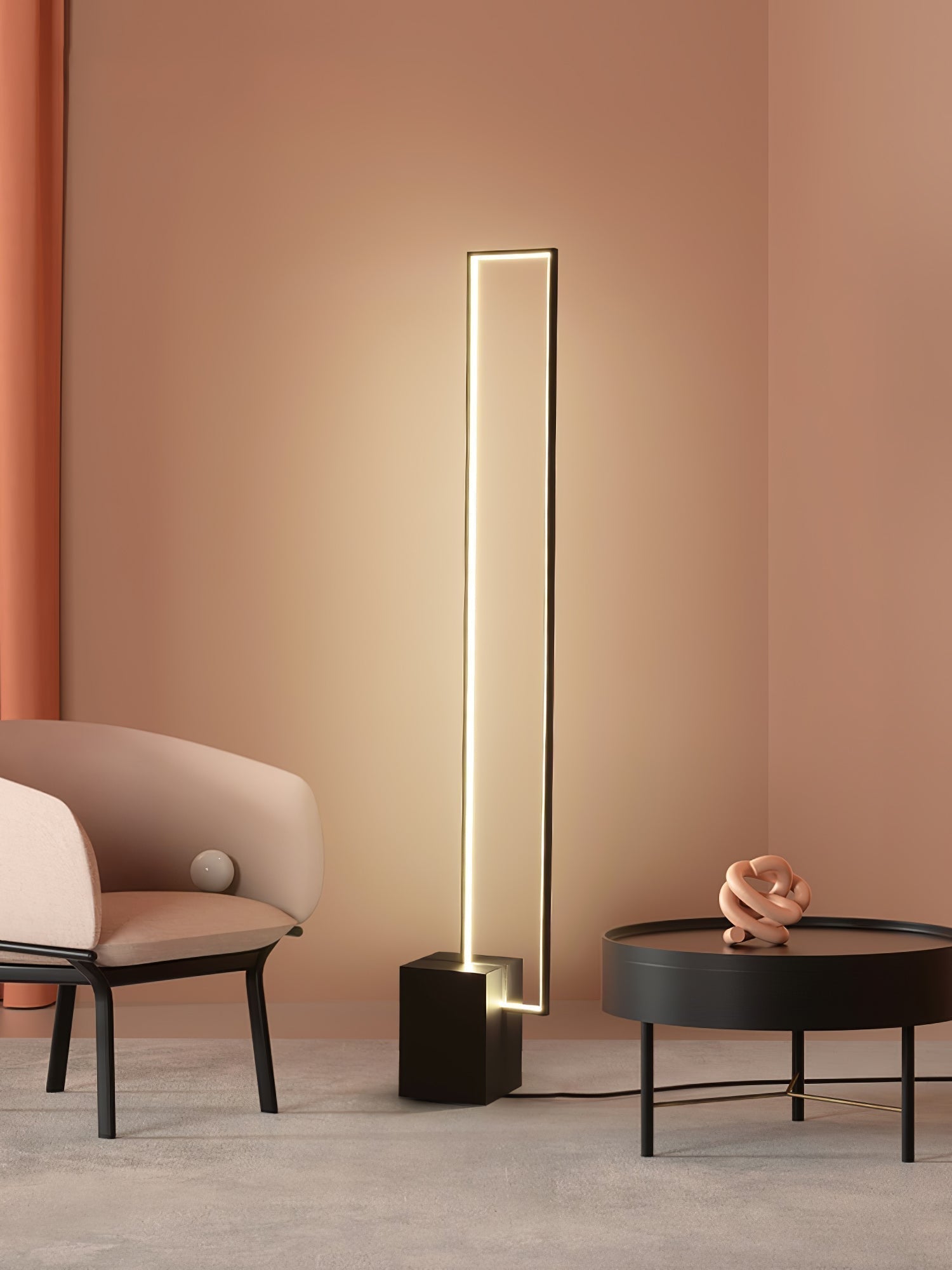 Keloza Aluminum Floor Lamp